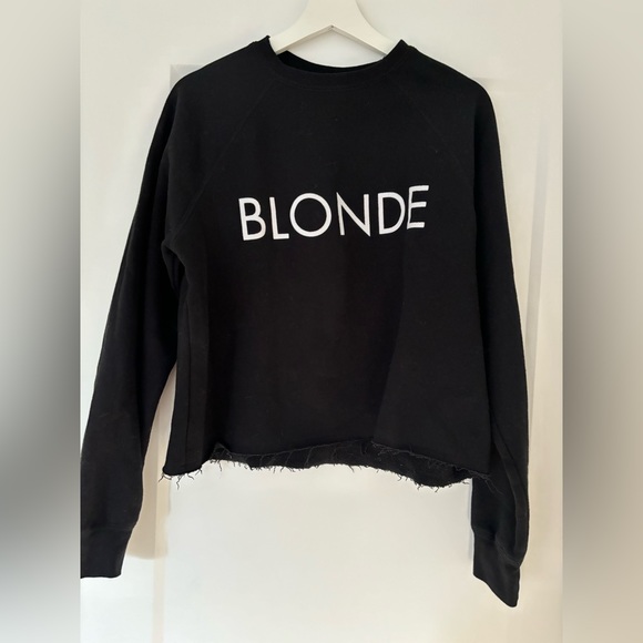 BLONDE classic crewneck sweatshirt from Brunette the label - size S/M - Picture 2 of 3